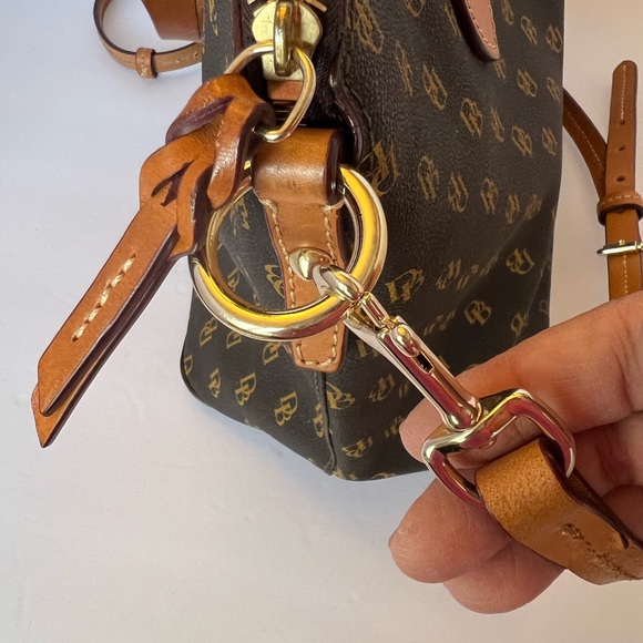 Large Dooney & Bourke Crossbody Satchel - Picture 5 of 8